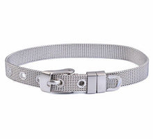 Load image into Gallery viewer, Stainless Steel Bracelet 8MM Mesh Belt Adjustable Buckle Bracelet
