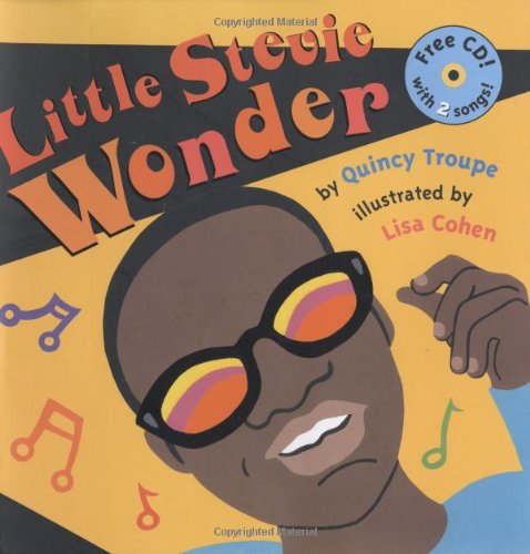 Little Stevie Wonder Hardcover By Quincy Troupe With Cd (Pre-Owned)