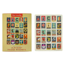 Load image into Gallery viewer, Paul Thurlby's 75 Colorful Illustrate Alphabet Fridge Magnet Set