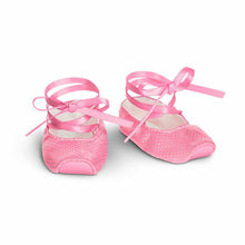 Load image into Gallery viewer, American Girl Doll Pink Ballerina Pretty Tutu, Silver Doll Crown & Slippers