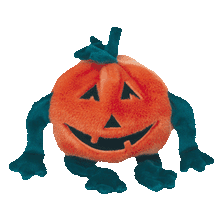 Load image into Gallery viewer, Ty Beanie Buddy Pumkin The Jack 'O Lantern Halloween (Retired)