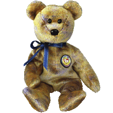 Load image into Gallery viewer, Ty Beanie Babies 2000 Clubby III Collector Bear (Retired)