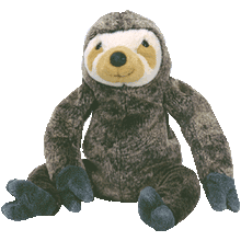 Load image into Gallery viewer, Ty Beanie Babies Slowpoke the Sloth - Retired (Pre-owned)
