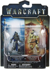 Load image into Gallery viewer, Warcraft Mini Horde Warrior & Alliance Soldier Action Figures (2 Pack)