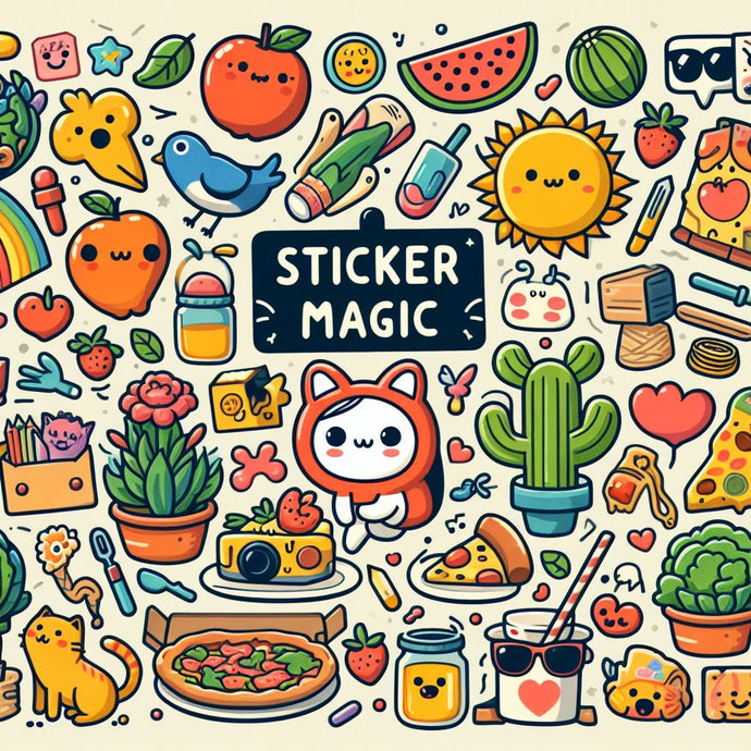 Revolutionizing Stickers with Artificial Intelligence: A Blend of Popular Images, Vinyl Magic, and Endless Inspiration