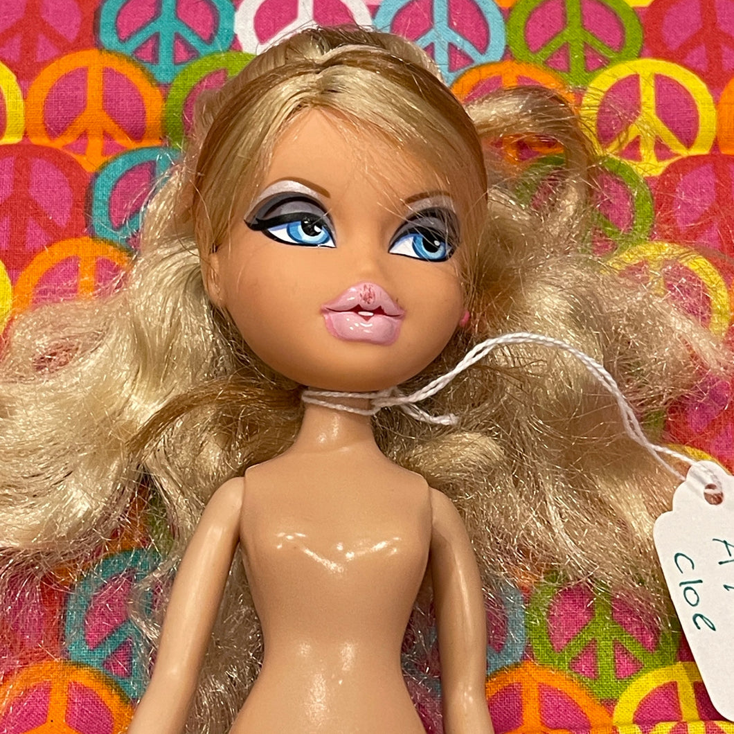 Bratz Cloe Magic Make-up Doll Lot 20B #72 Nude Fashion Doll Only