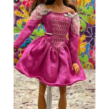 Load image into Gallery viewer, Mattel Barbie Beautiful Princess Articulating Purple Dress African American
