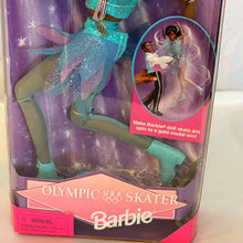 Load image into Gallery viewer, Mattel 1997 Olympic Skater Barbie Doll African American #18503
