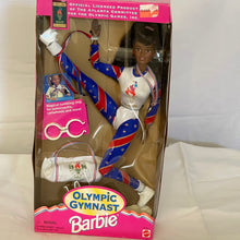 Load image into Gallery viewer, Mattel 1996 Atlanta Olympic Gymnast Barbie African American Doll #15124
