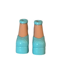 Load image into Gallery viewer, Bratz Footwear Doll Pair Feet ShoesTeal Green Platform Shoes
