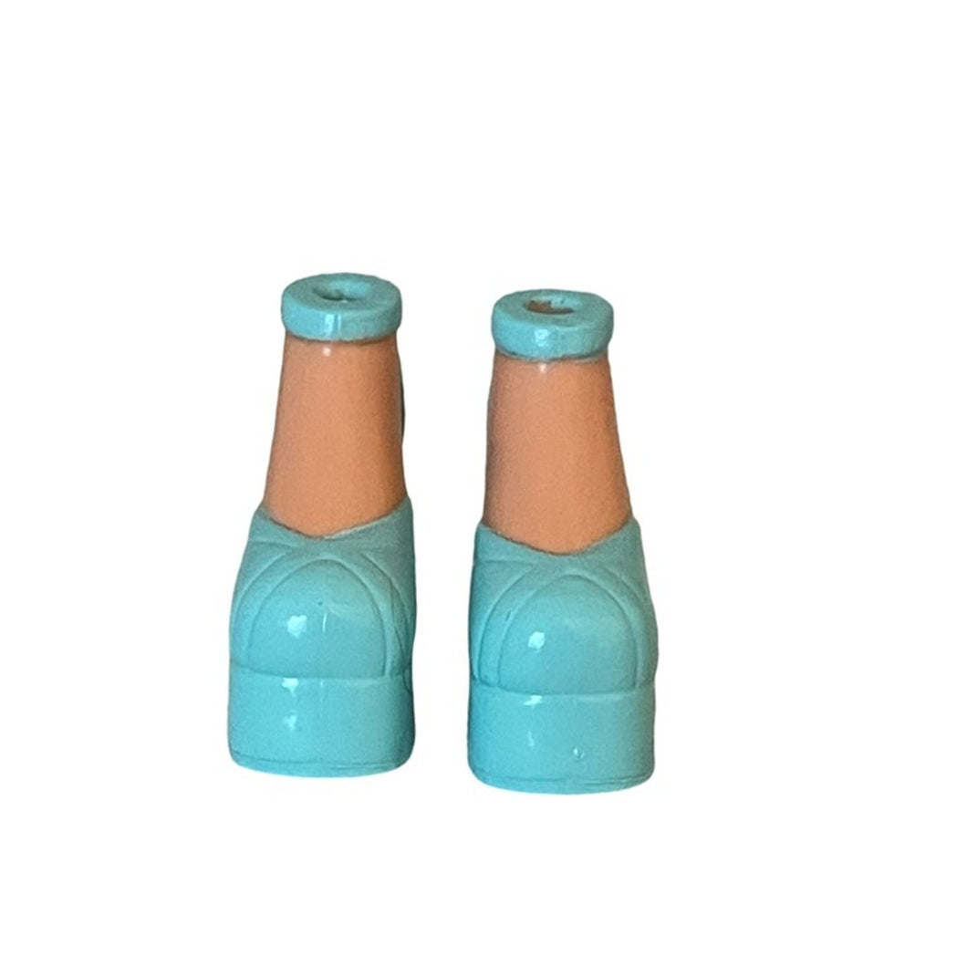 Bratz Footwear Doll Pair Feet ShoesTeal Green Platform Shoes