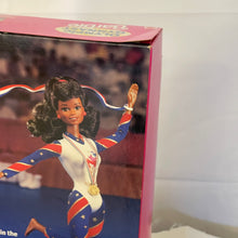 Load image into Gallery viewer, Mattel 1996 Atlanta Olympic Gymnast Barbie African American Doll #15124
