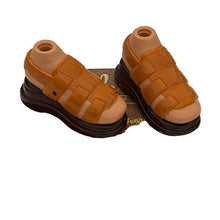 Load image into Gallery viewer, Bratz Boyz Footwear Rust Tan Platform Straps Sandal Shoes
