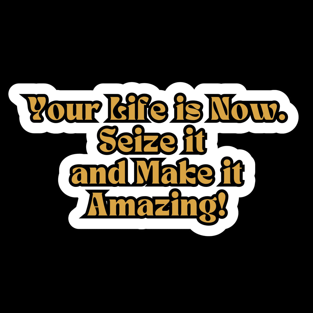 Your Life is Now Seize It Faith-Based Vinyl Stickers 3