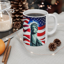 Load image into Gallery viewer, The United States of America USA Flag Eagle #5 Mug 11oz mug AI-Generated Artwork
