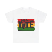 Load image into Gallery viewer, Rasta Mask T-Shirt Election Freedom Stand for Liberty, Justice, and Democracy, 2024 Presidential Campaign, Election 2024 Shirt, Vote for Joy
