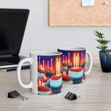 Load image into Gallery viewer, Happy Birthday Candles #18 Ceramic 11oz Mug AI-Generated Artwork
