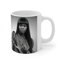 Load image into Gallery viewer, Retro 60s Female Queen #8 Mug 11oz mug AI-Generated Artwork
