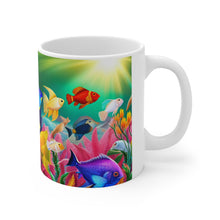 Load image into Gallery viewer, A Menagerie of Sea-Life #7 Ceramic Mug 11oz AI Generated Artwork
