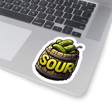 Load image into Gallery viewer, Sour Pickle Barrel Vinyl Sticker, Foodie, Mouthwatering, Whimsical, Food #7
