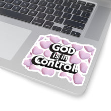 Load image into Gallery viewer, Empower yourself God is In Control Vinyl Stickers, Laptop, Diary, Journal #3
