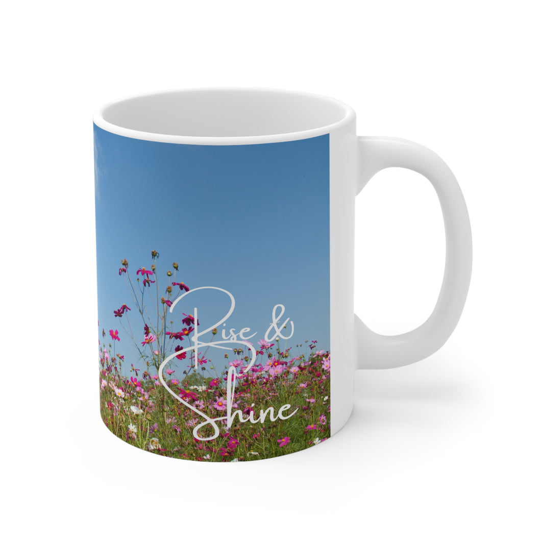 Rise and Shine #10 Ceramic 11oz Decorative Coffee Mug