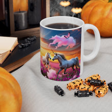 Load image into Gallery viewer, I Dream of Unicorns &amp; Butterflies #9 Ceramic 11oz AI Decorative Coffee Mug
