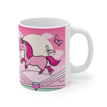 Load image into Gallery viewer, I Dream of Unicorns &amp; Butterflies #23 Ceramic 11oz AI Decorative Coffee Mug
