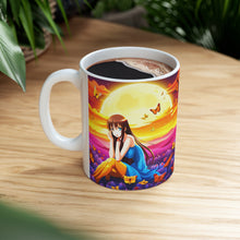 Load image into Gallery viewer, Lunar Moon Fantasy Art Anime #13 Ceramic Mug 11oz AI Generated Artwork
