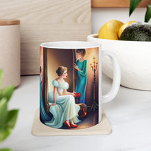 Load image into Gallery viewer, Playing Dress up Just Like Mommie #9 Mug 11oz mug AI-Generated Artwork
