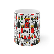 Load image into Gallery viewer, Kwanzaa Celebration #5 Ceramic 11oz Mug AI-Generated Artwork
