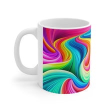 Load image into Gallery viewer, Pastel Sea-life Sunset #1 Ceramic Mug 11oz mug AI-Generated Artwork
