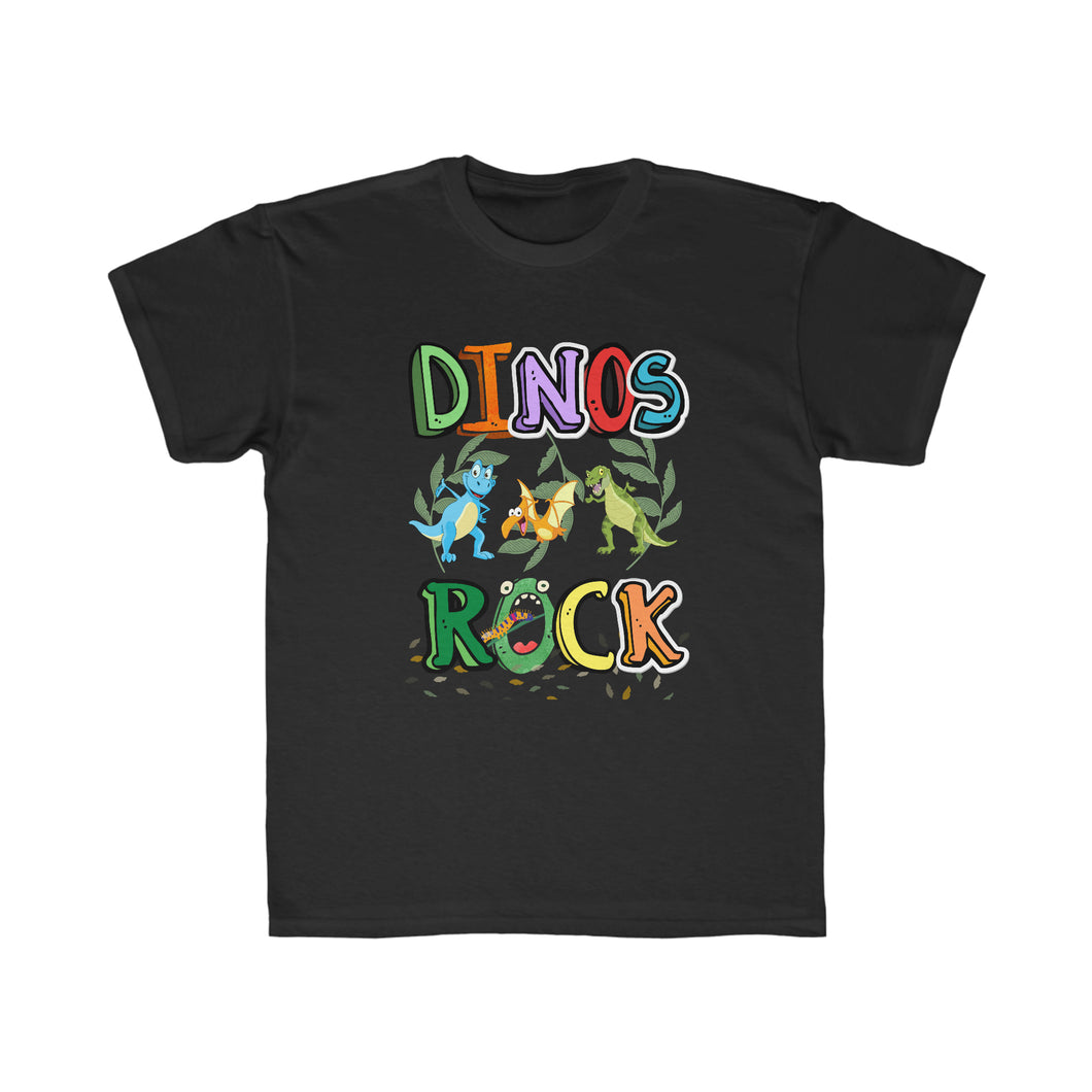 Raptor Dinos Rock this jungle Youth Unisex Regular Fit T-Shirt Dinosaurs