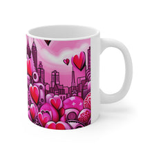 Load image into Gallery viewer, Valentine&#39;s Day From The Pink Heart #14 Mug 11oz mug AI-Generated Artwork
