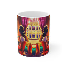 Load image into Gallery viewer, Playing Dress up Just Like Mommie #2 Mug 11oz mug AI-Generated Artwork
