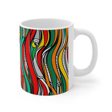 Load image into Gallery viewer, Colors of Africa Mosaic #7 11oz AI Decorative Coffee Mug
