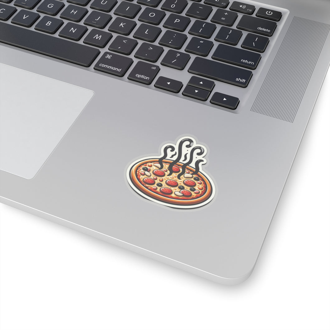 Pizza Foodie Vinyl Stickers, Funny, Laptop, Water Bottle, Journal, Food #4