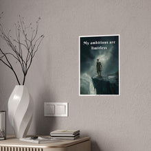 Load image into Gallery viewer, Motivational No Matter What , Cliff Dark Fantasy Gloss Posters #17
