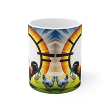 Load image into Gallery viewer, Rise and Shine #43 Ceramic 11oz AI Decorative Coffee Mug
