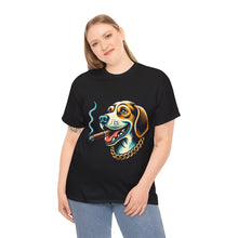 Load image into Gallery viewer, Muse Wearable The Dog Life Hound Dog Cigar Gold Chain Unisex Crewneck T-Shirt
