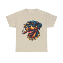 Load image into Gallery viewer, Muse Wearable The Dog Life Rottweiler Cigar Gold Chain Unisex Crewneck T-Shirt
