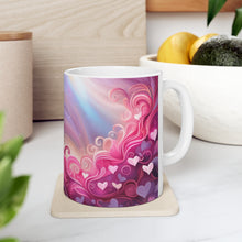 Load image into Gallery viewer, Valentine&#39;s Day From The Pink Heart #11 Mug 11oz mug AI-Generated Artwork
