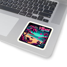 Load image into Gallery viewer, Good Vibes Sunset Vinyl Stickers, Laptop, Positivity, Self-Love, Cheerful #2
