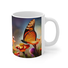 Load image into Gallery viewer, November Topaz Birth Month Colors Fairies &amp; Butterflies #2 Mug 11oz mug AI-Generated Artwork
