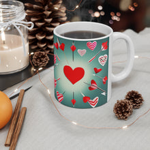 Load image into Gallery viewer, Valentine&#39;s Day is for Love #28 11oz AI Decorative Coffee Mug
