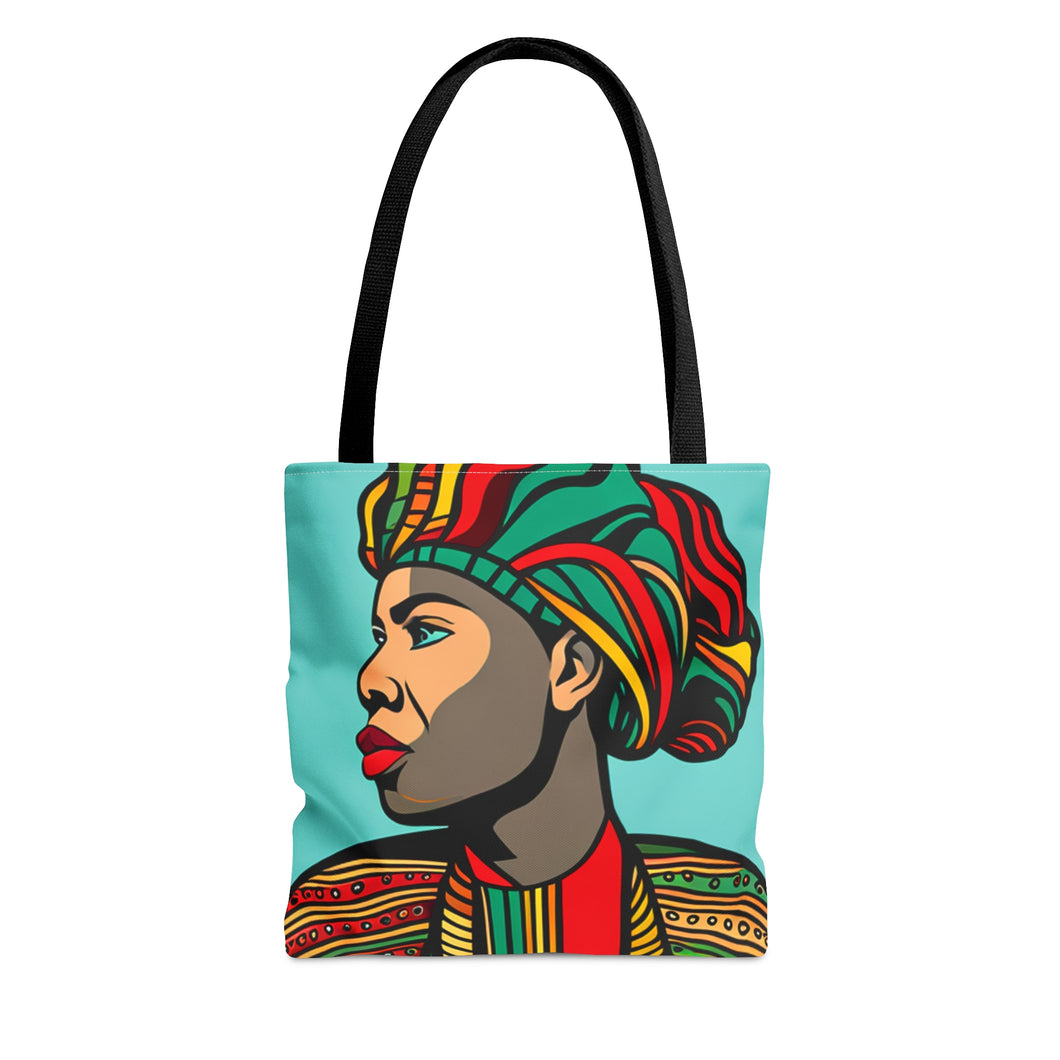 Color of Africa #25 Tote Bag AI Artwork 100% Polyester