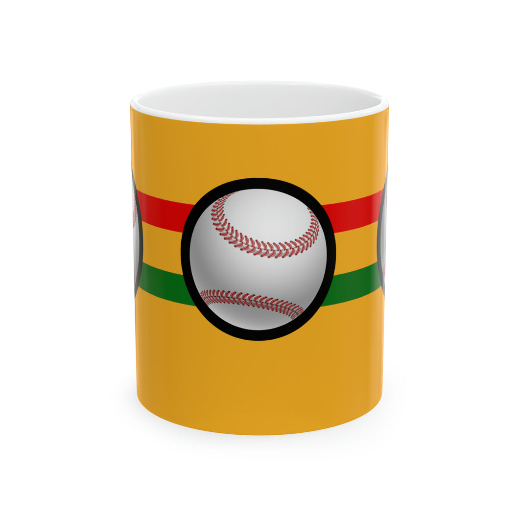 Sports Game No Word Baseball 11oz Ceramic Beverage Mug Decorative Artwork