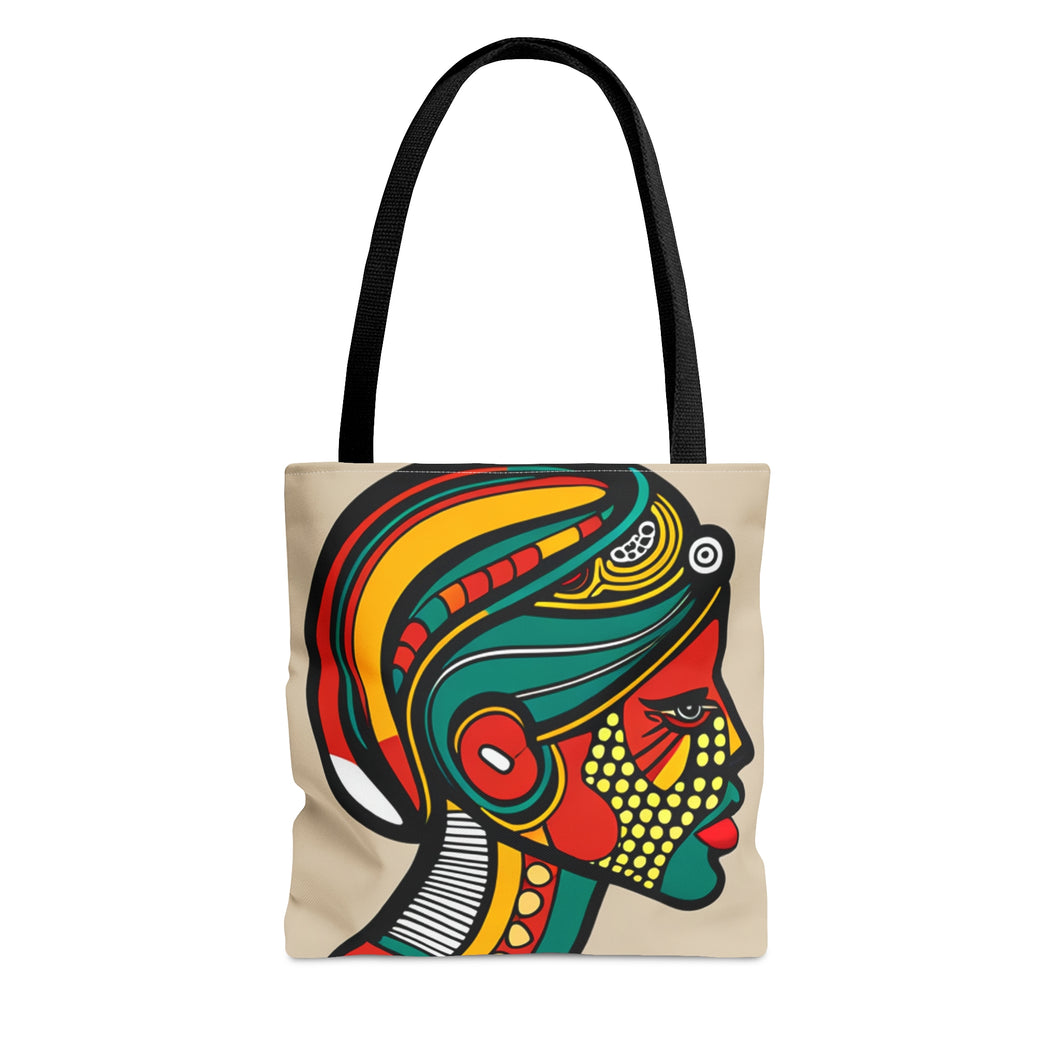 Color of Africa #17 Tote Bag AI Artwork 100% Polyester