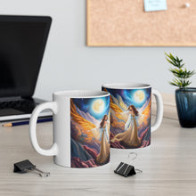 Load image into Gallery viewer, Majestic Angel in all her Splendor Mug 11oz mug AI-Generated Artwork
