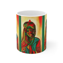 Load image into Gallery viewer, Colors of Africa Warrior King #12 11oz AI Decorative Coffee Mug
